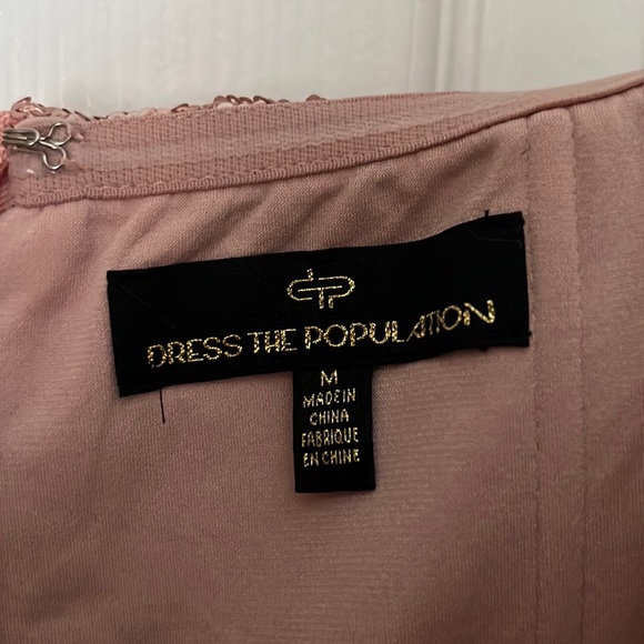 NEW Dress the Population sequin gown - Picture 4 of 8